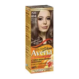 Устойчивая крем-краска для волос Acme Avena Shine Color №634 Карамельно-каштановый