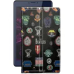 Чохол StatusCASE з екошкіри для планшету Nomi Corsa 3 C070012 Бітлз