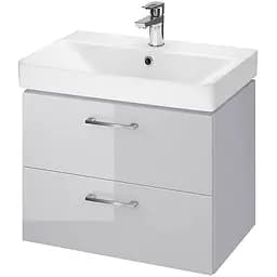 Тумба з умивальником Cersanit Lara Mille Slim 60 Сірий S801-358