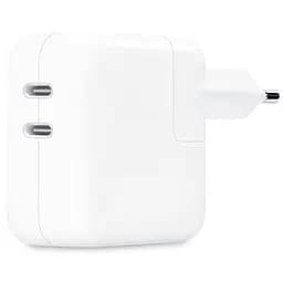 МЗП Brand_A_Class 35W Dual Power Adapter for Apple (2USB-C) (AAA) (box) White