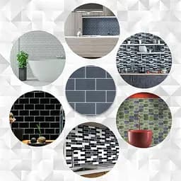 Самоклеюча поліуретанова плитка Wall Sticker сіра цегла 305х305х1 мм SW-00001153 - мініатюра 5