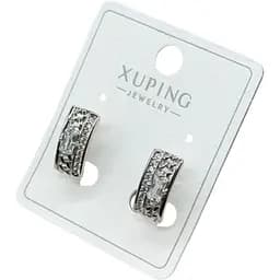 Сережки кільця Xuping гіпоалергенні з медичного сплаву