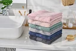 Рушник махровий Ardesto SuperSoft 70х140см, 100% бавовна, синій pbe0050402 - мініатюра 6
