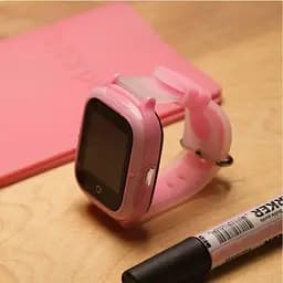 Дитячі розумні смарт-годинник Wonlex KT23 з камерою WI-FI GPS SIM-карта відеодзвінок Pink (17769) - мініатюра 4