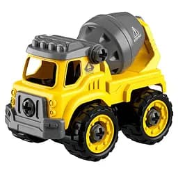 Конструктор DIY Spatial Creativity Бетономешалка, желтый (CJ-1614170)
