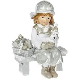 Статуетка Bona "Малишка на лавці" в. 14 см dec0009241