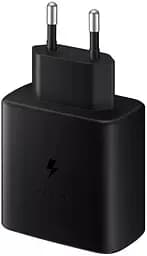Зарядний пристрій адаптер блок Samsung 45 W Travel Adapter (EP-TA845NBE) w/o cable без кабелю чорний