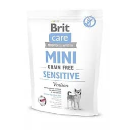 Сухой корм Brit Care GF Mini Sensitive 0.4 кг. для собак мини пород с чувствительным пищеварением.