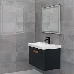 Дзеркало Dusel DE-M0061S1 Black 65x80 см, Чорний - мініатюра 6