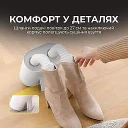Електросушарка з озонуванням для взуття Deerma DEM-HX10W - мініатюра 2