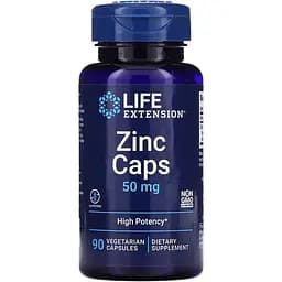 Вітаміни та мінерали Life Extension Zinc 50 мг 90 вегакапсул