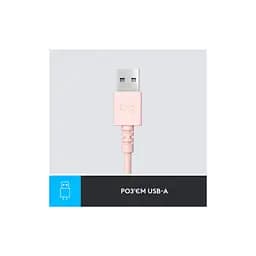 Навушники Logitech H390 USB Rose (981-001281) - мініатюра 5