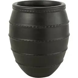 Кашпо J-Line великого розміру чорного кольору (39513)