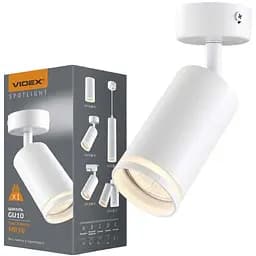 Светильник Videx под лампу GU10 накладной поворотный белый (VL-SPF05B-W)