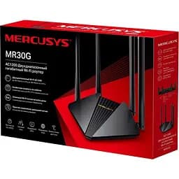 Роутер Mercusys MR30G AC1200 Black 802.11ac (MR30G) - мініатюра 4