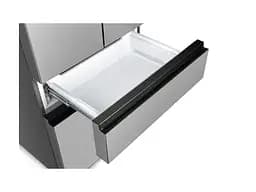 Холодильник Gorenje SBS, франц.дверцята, 182x80x71см, 2 дв., Х-302л, М-178л, A+, NF+, Інвертор, Дисплей, Сірий - мініатюра 4