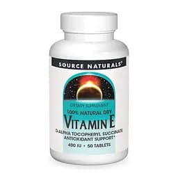 Vitamin E 400 IU D-Alpha Tocopherol - 50 tabs
