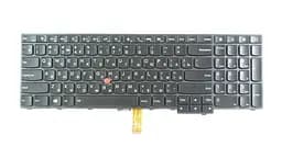 Клавіатура для ноутбука Lenovo (ThinkPad Edge: E531, E540) rus, black, підсвічування клавіш - мініатюра 2