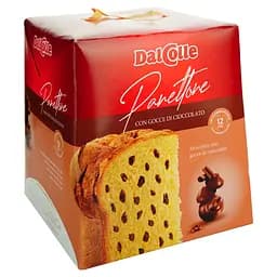 Уцінка. Кекс Dal Colle Panettone Gocce Cioccolato з шоколадними крихтами 750 г