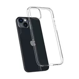 Чехол Spigen Air Skin Hybrid для iPhone 15 Plus Crystal Clear (ACS06645) + защитное стекло - мініатюра 6