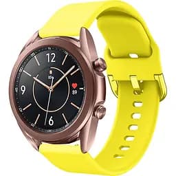 Ремешок для Samsung Galaxy Watch 5 44mm - желтый силикон размер L ширина крепления 20мм Watchbands One (W1-5WB50020567095)