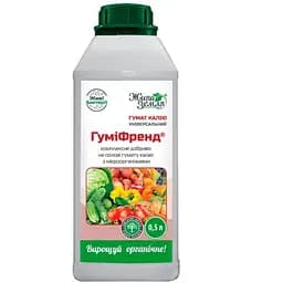 Комплексне добриво Жива Земля ГуміФренд гумат калію з мікроорганізмами 500 мл (152742)