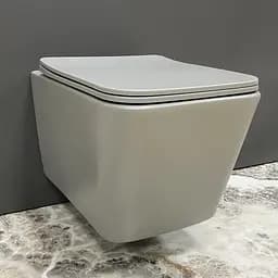 Подвесной унитаз VBI Caprera grey matt VBI-020303, Серый