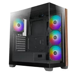 Корпус Azza NEPTUNE, Black, без БЖ, Mid Tower, для ATX/Micro ATX/Mini ITX, USB 3.0/2xUSB 2.0, макс. CPU - 170 мм/VGA - 300 мм, 3x120 мм ARGB, бічна та передня панель із загартованого скла CSAZ-491 - мініатюра 3