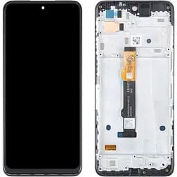 Дисплей Motorola XT2233-2 Moto G42 чорний, OLED, з рамкою