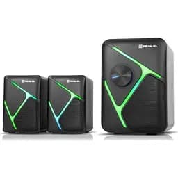 Акустична система REAL-EL M-320 Black (EL121300014) - мініатюра 3