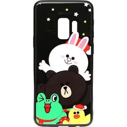 Чохол-накладка Toto Cartoon Print Glass Case Samsung Galaxy S9 Line friends all about