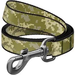 Поводок для собак Waudog Nylon нейлоновый, рисунок "Милитари", S
