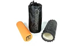 Массажный ролик EasyFit PRO Active 33 см двойной (EF-2025-O)