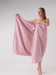 Набір рушників махрових GM Textile Milado 70x140 см 100% бавовна. Щільність 550 г/м2 2 шт. рожевий - мініатюра 3