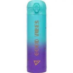 Термос Yes Glamour, 420 мл, фыолетовий з бірюзовим (707945)