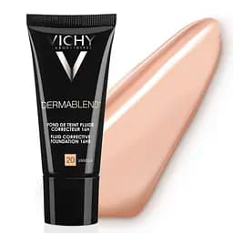Коригуючий тональний флюїд Vichy Dermablend SPF 28 відтінок 20 (Vanilla) 30 мл (MB033921) - мініатюра 4