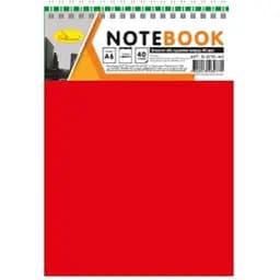 Блокнот Апельсин А6 В-БП6-40 40 аркушів червоний          