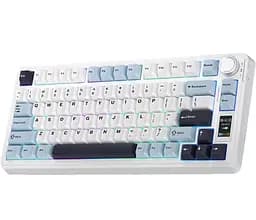Механическая клавиатура AULA S75 Pro / 75% / Три режима подключения / Seyia Switch / White Blue