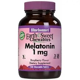 Мелатонин Bluebonnet Nutrition EarthSweet со вкусом малины 1 мг 120 таблеток