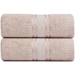 Рушник махровий Ideia Софія, 138х70 см, бежевий 8-35124_беж)