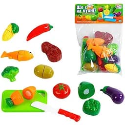 Продукты на липучках 4FUN Game Club Что есть на кухне? 12 элементов, чем доска 65283