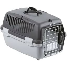 Переноска для тварин Stefanplast Gulliver 1 Deluxe із замком безпеки до 6 кг сіра (97131)