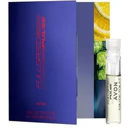 Листівка з пробним зразком Туалетної води Avon Full Speed ​​Pulse для Нього 0.6 мл