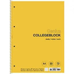 Коледж-блок Student A4+ 80 аркушів у клітинку 4 шт. (A4-080-6716K) - мініатюра 2