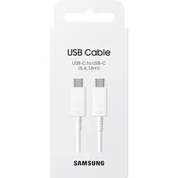 Кабель Samsung USB-C to USB-C 5A 1.8m White (EP-DX510JWRGRU) [114281] - мініатюра 4