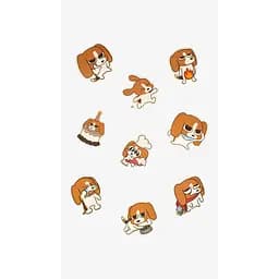 Набір наліпок 52 шт 1428X Різнокольоровий