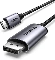 Кабель Ugreen CM556 USB-C to DisplayPort 8K Cable 1 м Black (25157) - мініатюра 2