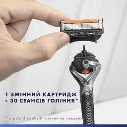 Подарунковий набір Gillette Fusion 5 UEFA Champions League Special Edition: станок для гоління чоловічий Proglide Flexball з 4 змінними картриджами + гель для гоління для чутливої шкіри 200 мл + Косметичка - мініатюра 7