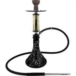 Кальян Trumpet Hookah Rider W-40 Gold-Black (колба Crystal Black)