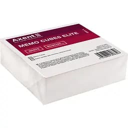 Бумага для заметок Axent Elite White непроклеенная 90х90х20 мм 210 листов 